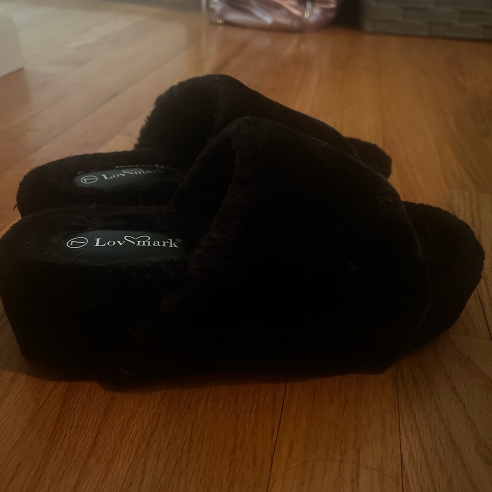 Snooki shop platform fluffy shoes - Picture 2 of 2